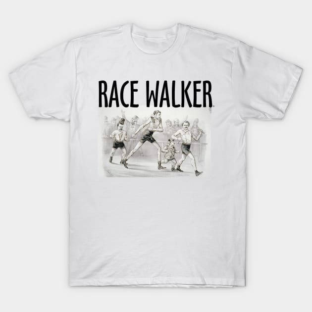 Race Walker T-Shirt by teepossible